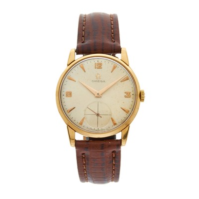 Lot 225 - Omega, an 18ct gold wrist watch, reference...