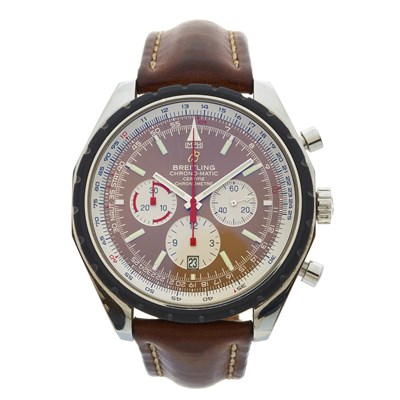 Lot 237 - Breitling, a stainless steel Chrono-Matic 49...