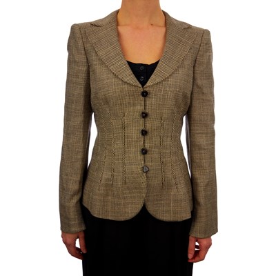 Lot 254 - Armani Collezioni, a fitted silk jacket,...