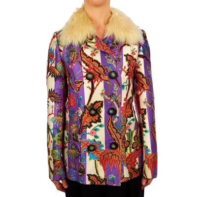 Lot 257 - Balenciaga, a 2011 silk coat, designed with a...