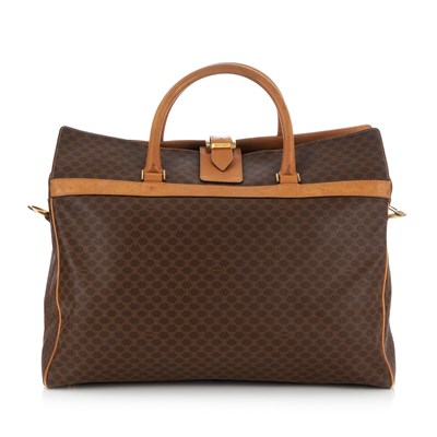 Lot 281 - Celine, a vintage Macadam weekend travel bag,...