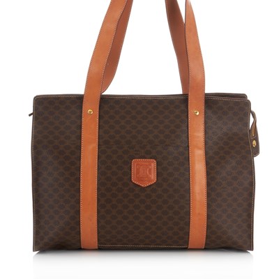 Lot 284 - Celine, a vintage Macadam shopping tote,...