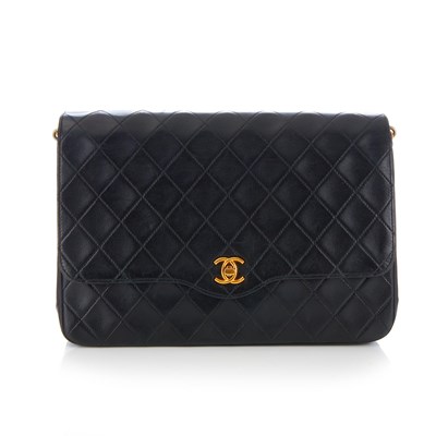 Lot 291 - Chanel, a vintage Single Flap handbag,...