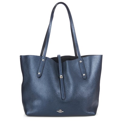 Lot 305 - Coach, a Market tote, crafted from metallic...