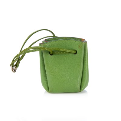 Lot 329 - Hermes, a Vespa pouch, crafted from green...