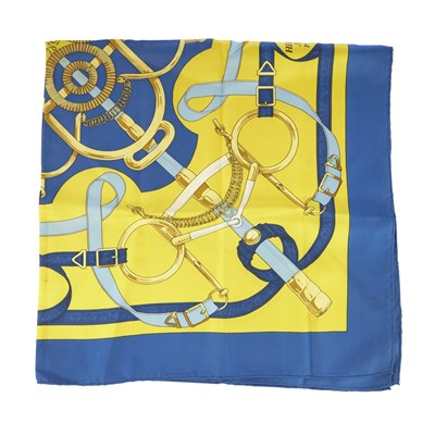 Lot 341 - Hermes, an Eperon d'Or silk scarf, designed by...