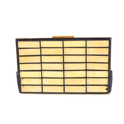 Lot 347 - Jimmy Choo, a gold-tone clutch, designed with...