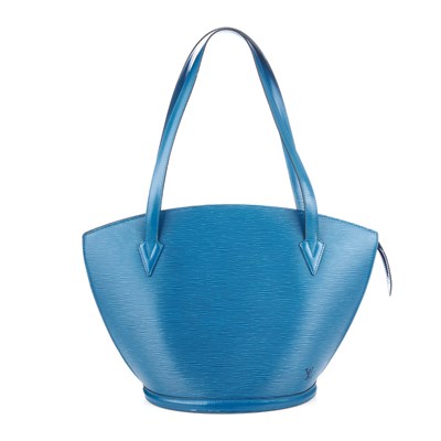 Lot 367 - Louis Vuitton, a blue epi St Jacques GM...
