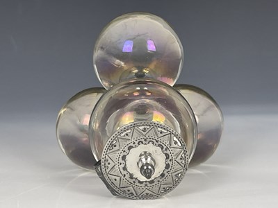 Lot 30 - Harrach, a Bohemian Glatt Iris ball footed...