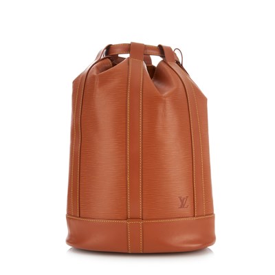 Lot 372 - Louis Vuitton, a tan epi Randonnee PM handbag,...