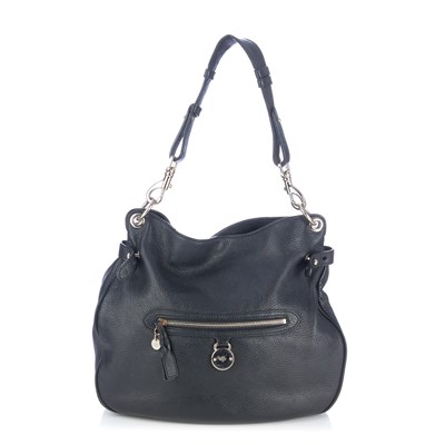 Lot 395 - Mulberry, a black Somerset shoulder handbag,...