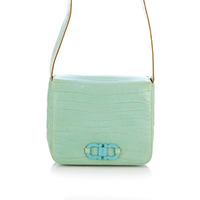 Lot 413 - Salvatore Ferragamo, a flap handbag, crafted...
