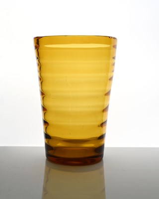 Lot 415 - Stevens and Williams, an Art Deco amber glass...