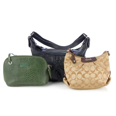 Lot 425 - Three designer handbags, to include a small...