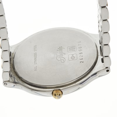 Lot 226 - Longines, a Flagship date bracelet watch