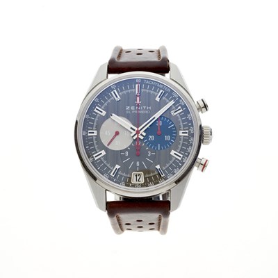 Lot 260 - Zenith, an El Primero Classic Cars chronograph wrist watch