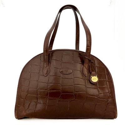 Lot 426 - Mulberry, a vintage congo leather handbag,...