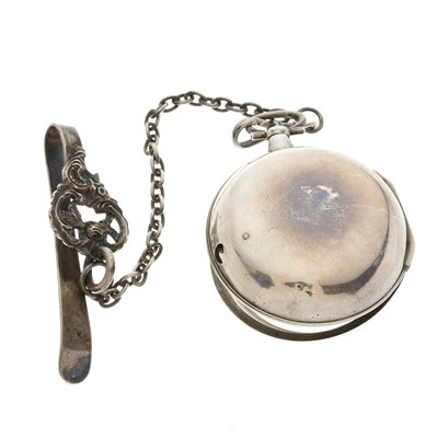 Lot 220 - Charles Duplock, a late Georgian silver pair case pocket watch
