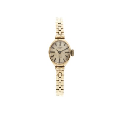 Lot 229 - Rotary, a 9ct gold bracelet watch