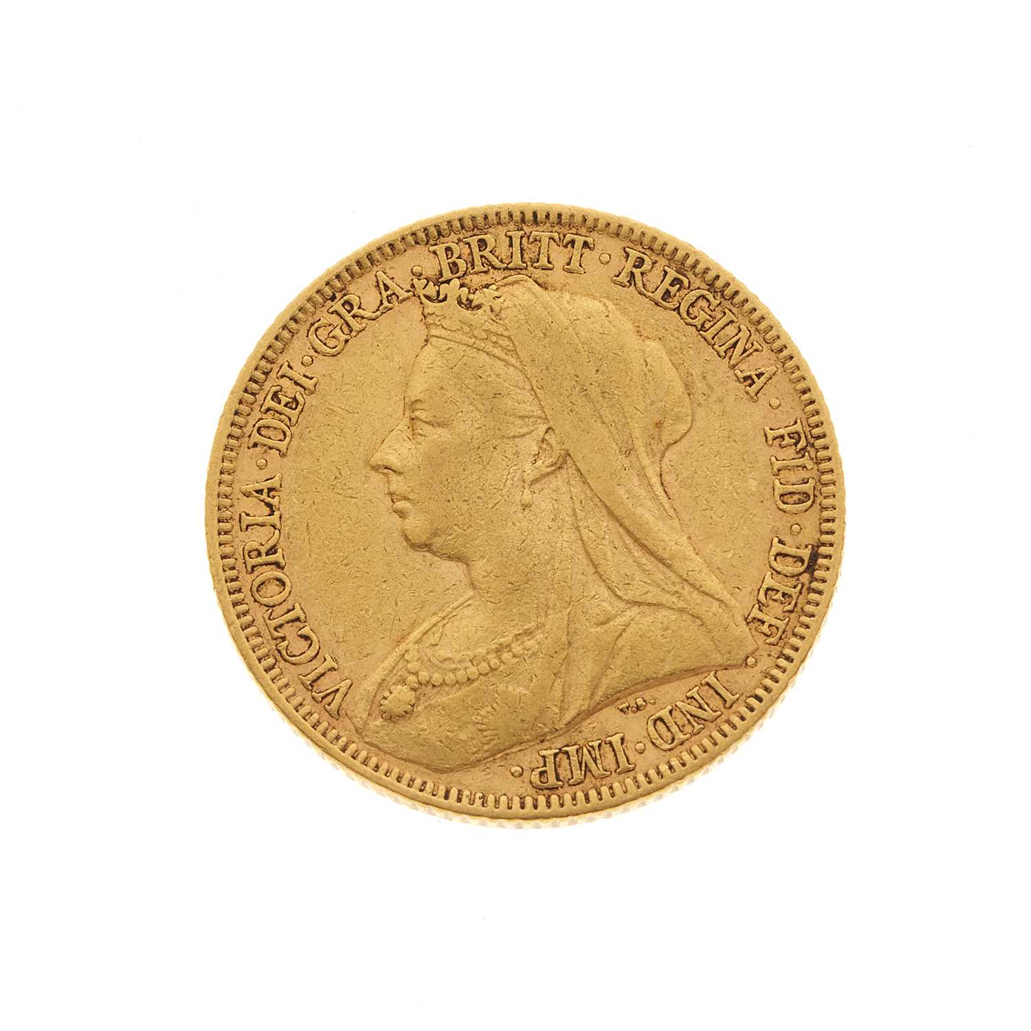 Lot 33 - Victoria, a gold full sovereign coin dated 1897