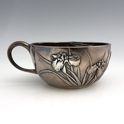 Lot 363 - A twentieth-century Japanese silver shaving...