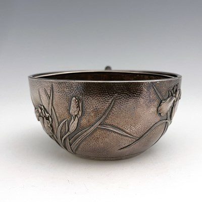 Lot 363 - A twentieth-century Japanese silver shaving...