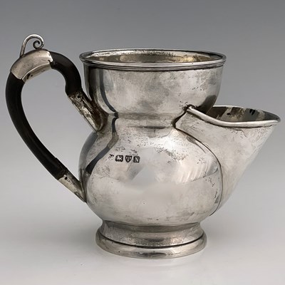 Lot 371 - A Victorian silver shaving mug, of ogee form,...