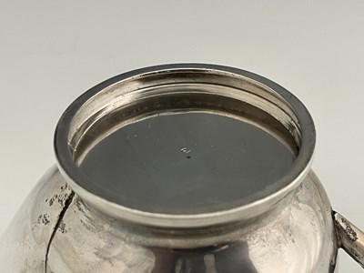 Lot 371 - A Victorian silver shaving mug, of ogee form,...