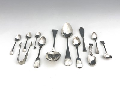 Lot 382 - A quantity of hallmarked silver flatware to...