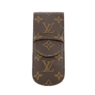 Lot 410 - Louis Vuitton, a monogram pen / glasses case,...