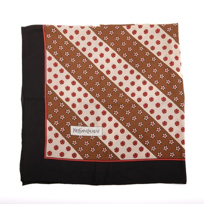 Lot 483 - Yves Saint Laurent, a vintage scarf, featuring...