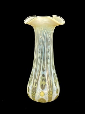 Lot 685 - An Arts and Crafts opalescent glass vase,...