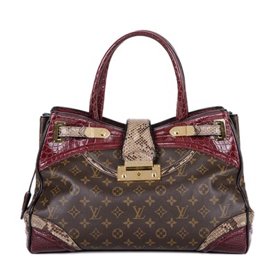 Lot 398 - Louis Vuitton, a python & alligator...