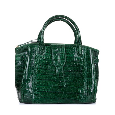 Lot 451 - Nancy Gonzalez, a crocodile handbag, crafted...