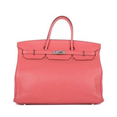 Lot 380 - Hermes, a 2010 coral pink Birkin 40 handbag,...