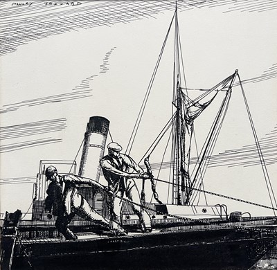 Lot 405 - Stanley Jezzard (British, 1911-1983), shipyard...