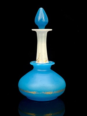 Lot 664 - Baccarat (attributed), a blue and white...