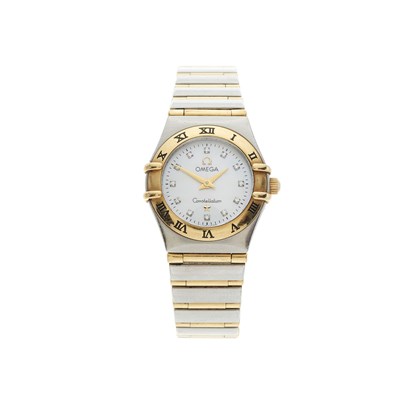 Lot 264 - Omega, a diamond Constellation bracelet watch