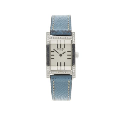 Lot 389 - Hermes, a diamond Tandem wrist watch