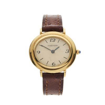 Lot 253 - Piaget, retailed by Cartier, a vintage 18ct gold manual wind wrist watch