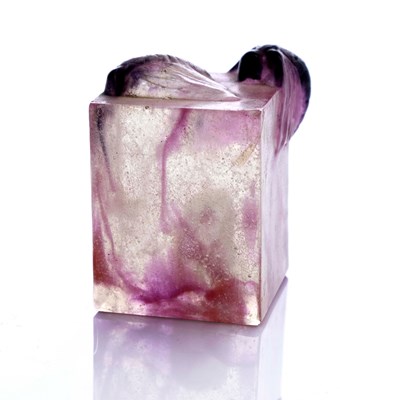 Lot 122 - Gabriel Argy-Rousseau, a pate de verre glass...