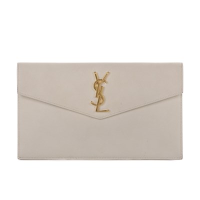 Lot 482 - Yves Saint Laurent, an envelope pouch, crafted...