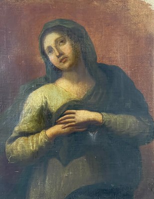 Lot 451 - Italian School, 17th Century, The Madonna, oil...