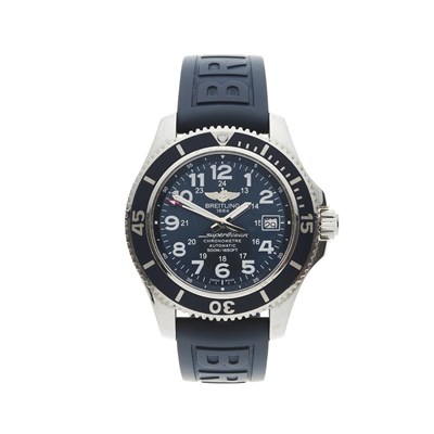 Lot 239 - Breitling, a SuperOcean II wrist watch
