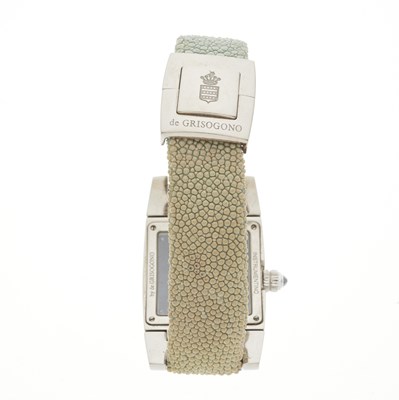Lot 270 - de Grisogono, an 18ct gold diamond Instrumentino wrist watch