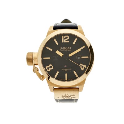Lot 259 - U-Boat, an 18ct gold Classico 45 wrist watch
