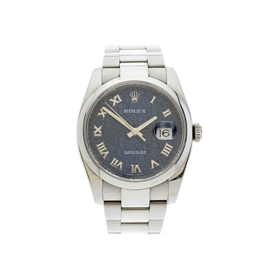 Lot 256 - Rolex, an Oyster Perpetual Datejust bracelet watch