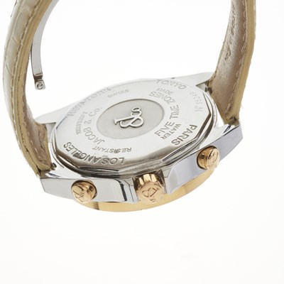 Lot 240 - Jacob & Co., a diamond Five Time Zone wrist watch