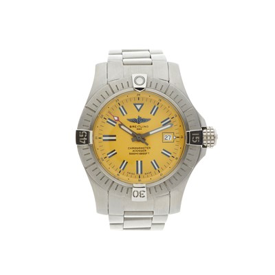 Lot 268 - Breitling, an Avenger automatic 45 Seawolf bracelet watch