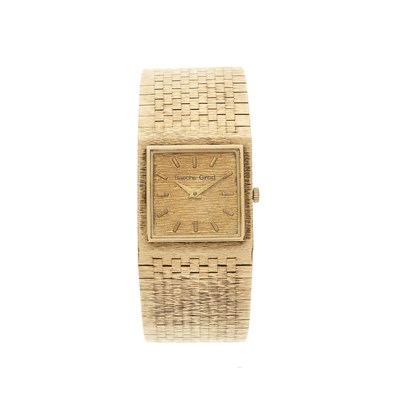 Lot 272 - Bueche-Girod, a 9ct gold bracelet watch